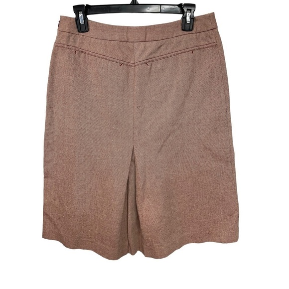 J. Crew Red Woven Retro Academia Midi Skirt, 6 - Picture 2 of 5